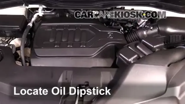 2016 Acura MDX SH-AWD 3.5L V6 Huile Vérifier le niveau de l'huile